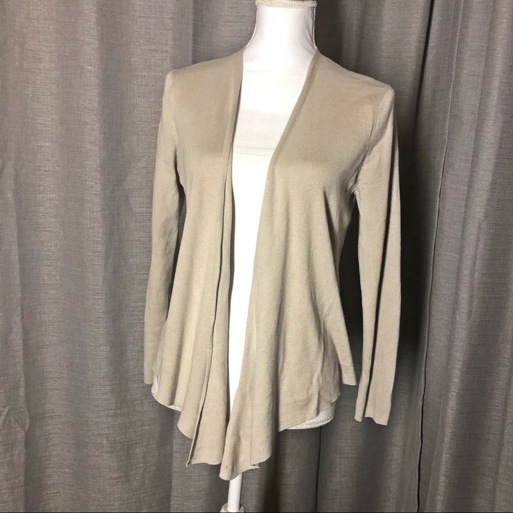 Nic + Zoe Cream Cardigan Size M